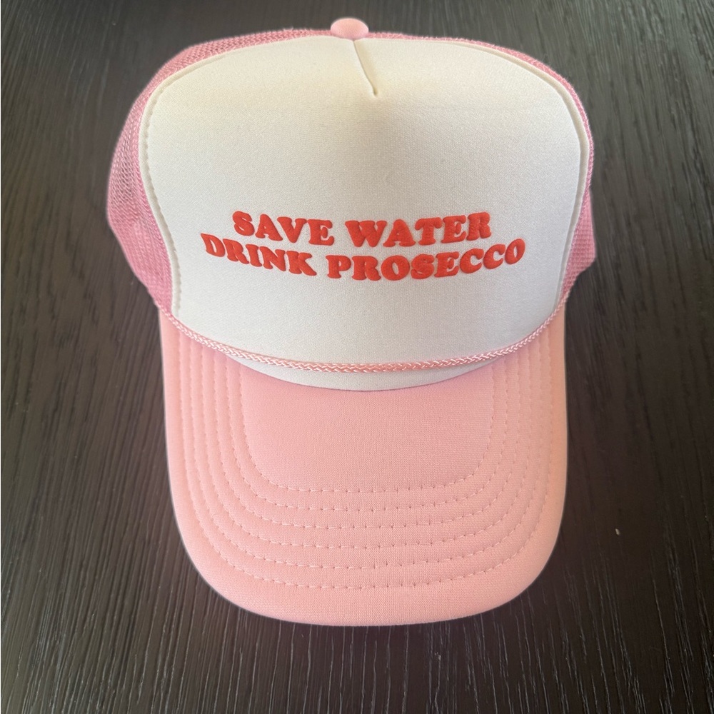 Pink & White Trucker Hat